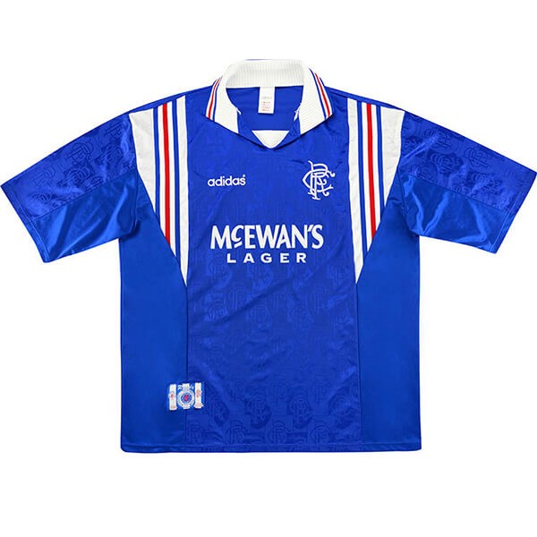 Tailandia Camiseta Rangers Primera equipo Retro 1996 1997 Azul